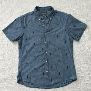 Bonobos Riviera Slim Fit Cactus Print Sport Shirt